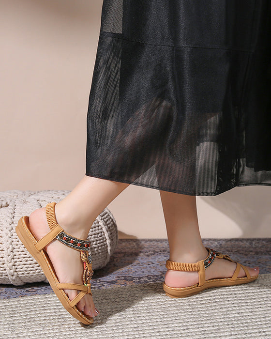 Sandaler Bohemske Åpen Tå