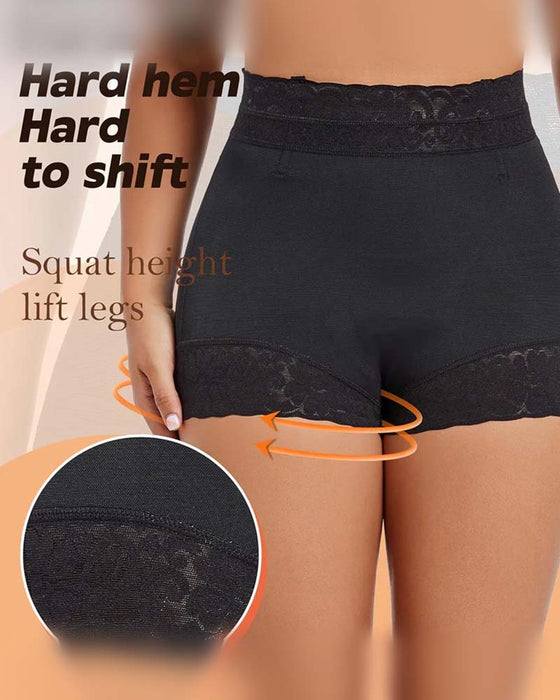 Kvinners Shorts Blonde Høy Midje Shapewear