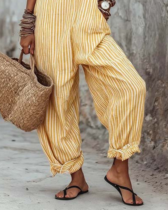 Jumpsuit Bred Stropp Stripede Overall