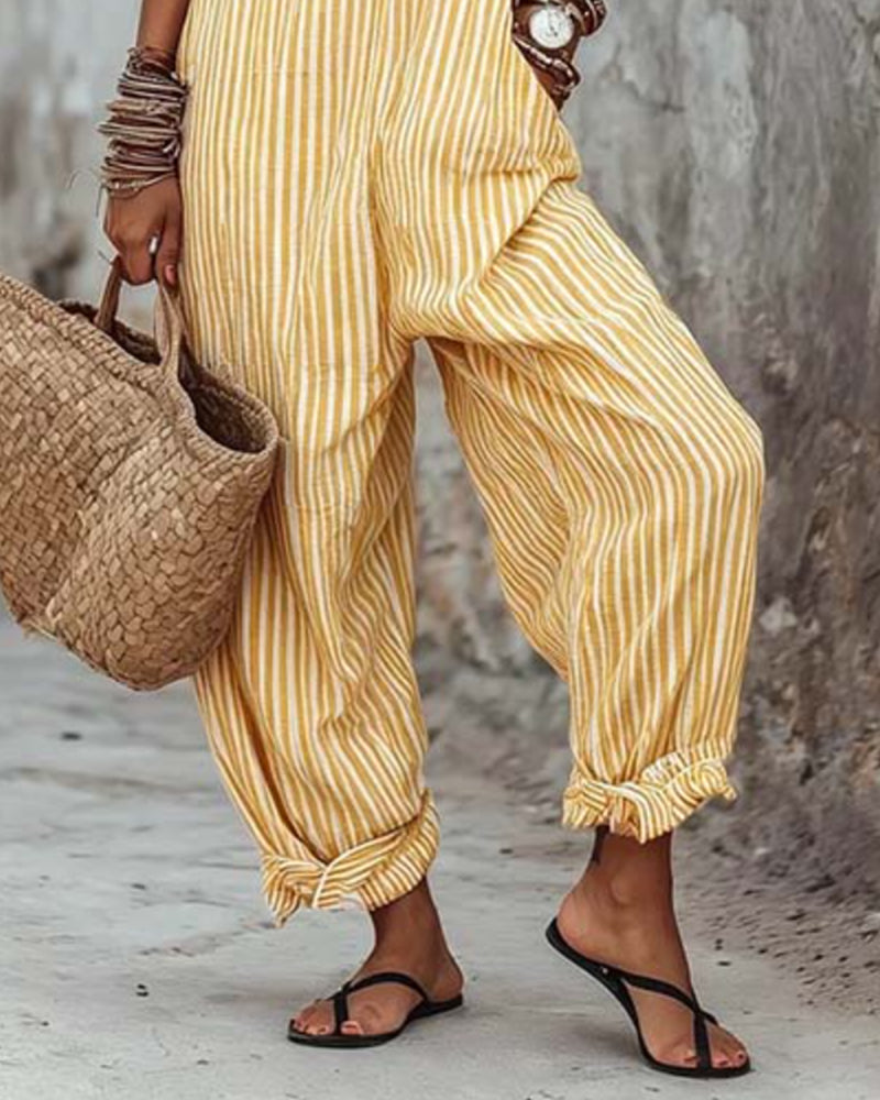 Jumpsuit Bred Stropp Stripede Overall