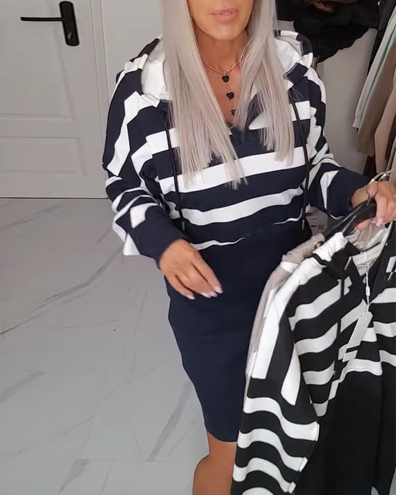 Sett Stripet Hette Avslappende