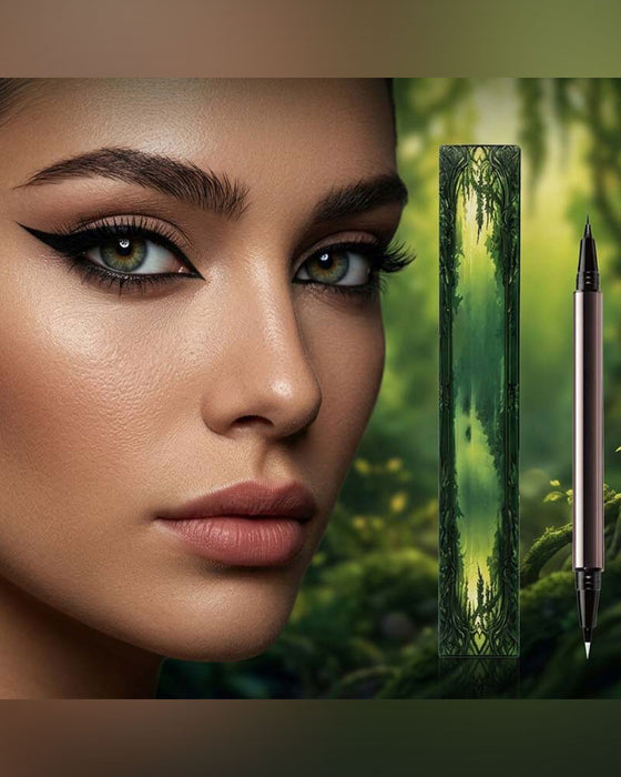 Dobbelspisset Langvarig Flytende Eyeliner