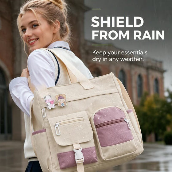Veske Rommelig Canvas Tote Rom