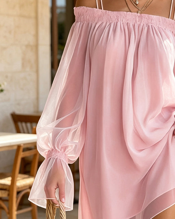 Kjole Off-Shoulder Kamisol Mote