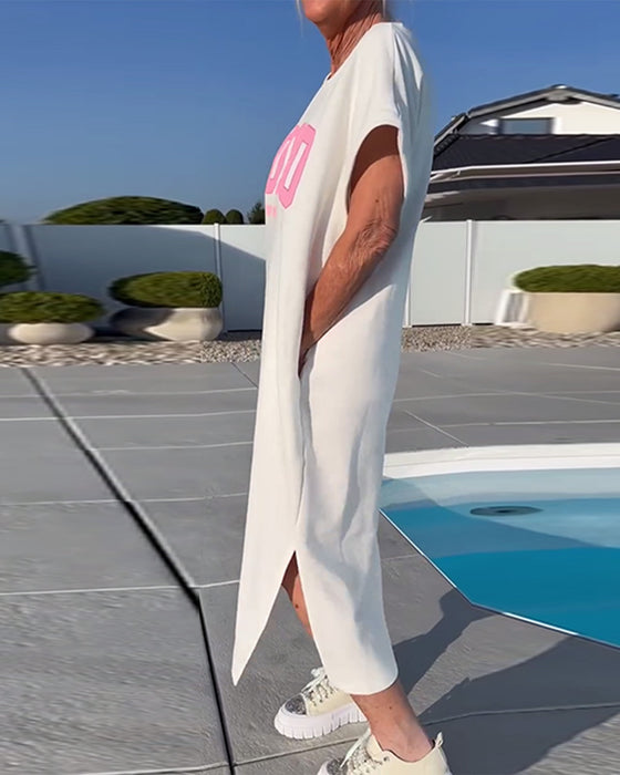 Kjole Mote Løs Splitt