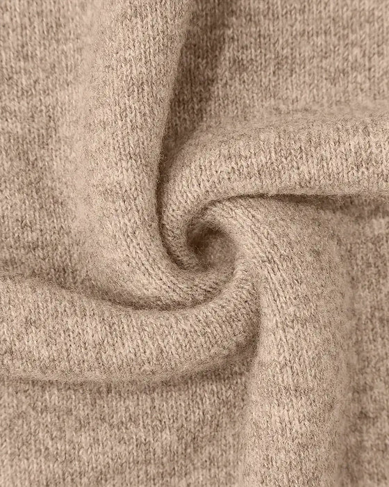 Genser Høy Hals Mønstret Kontrast