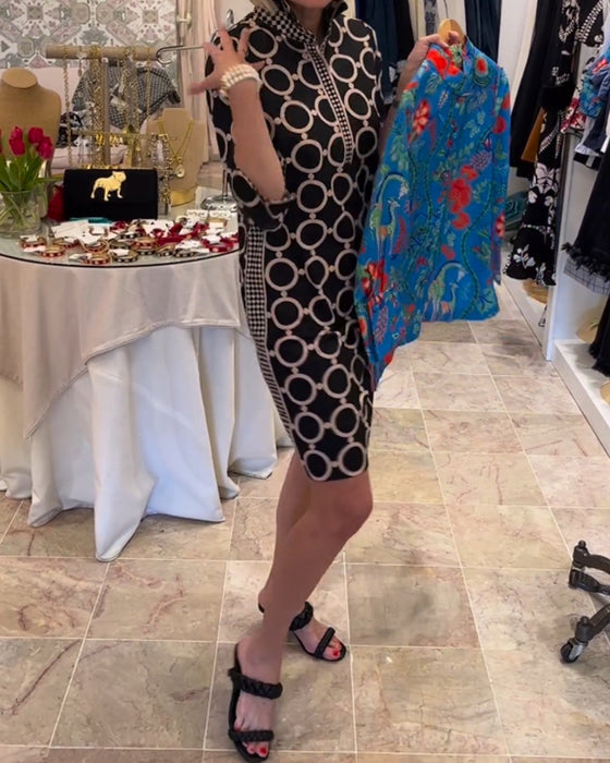 Prikkete kjole for kvinner