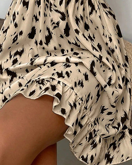 Kjole Trykk Tank Topp Ferie