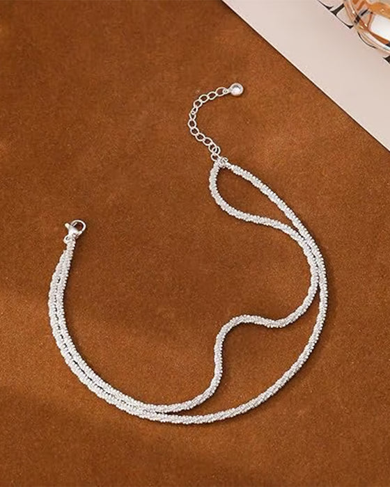 🏖️ Anklets Damer Kc Gull & Sterling Sølv