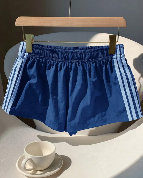 Shorts Stripete Kontrasterende Bane