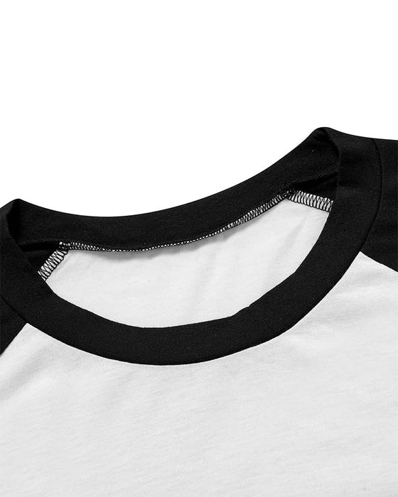 T-Skjorte Casual Raglanerm