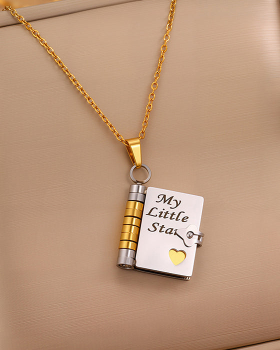 💥💥Halsbånd Min Lille Stjerne Bok