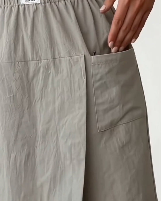 Shorts 100% Bomull Casual Lomme Design