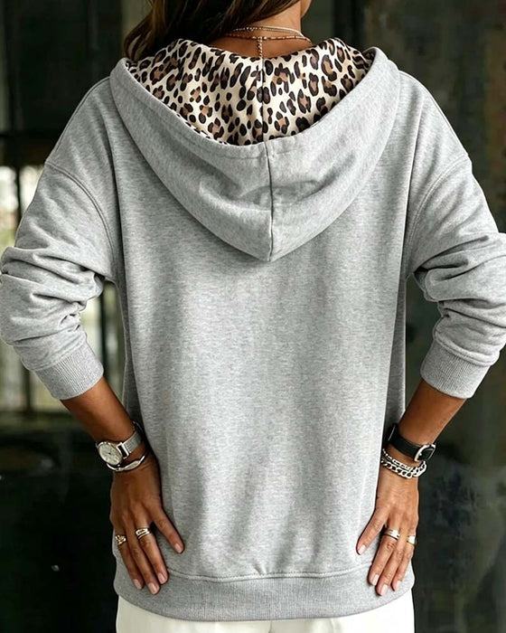 Frakk Hetter Leopardskrekk Glidelåslomme