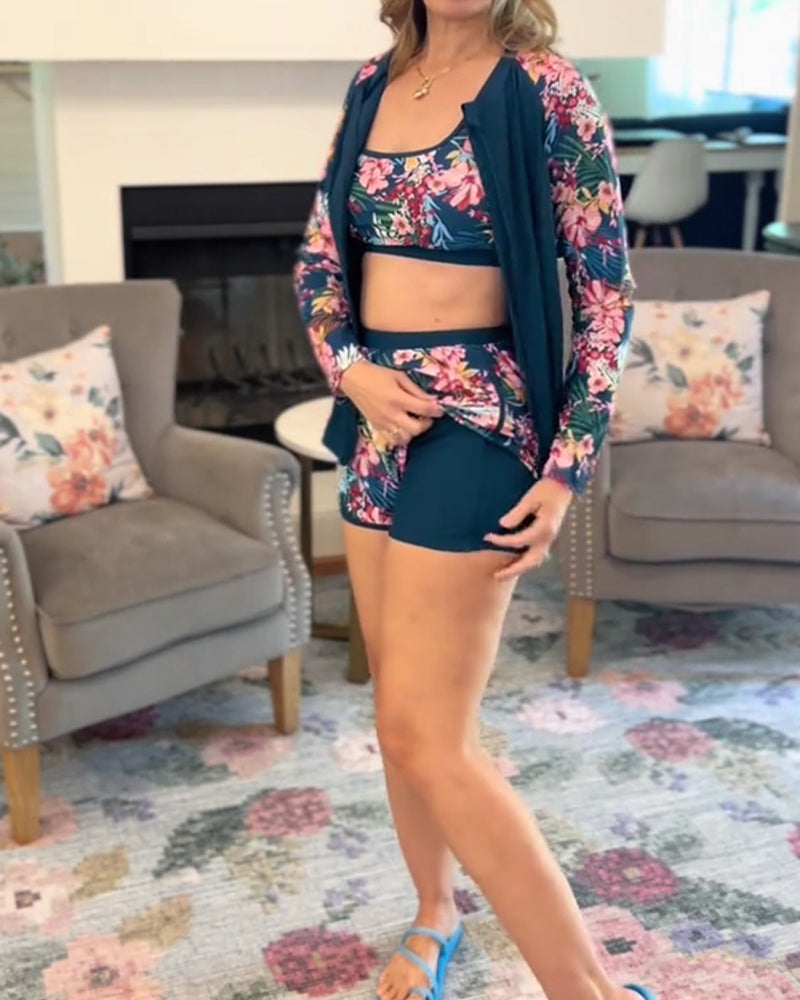 Tankinisett Solkrem Tre Deler