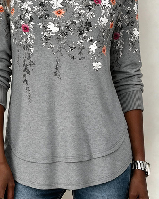 Topp Blomstret Trykk Mote