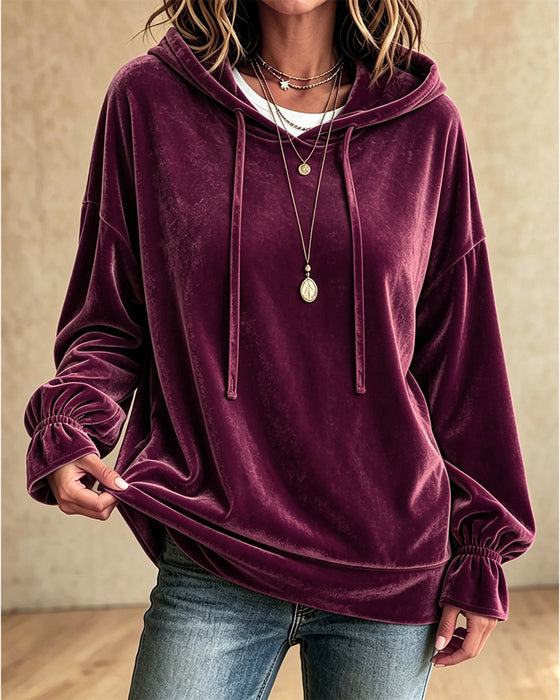 Hoodie Enfarget Langermet