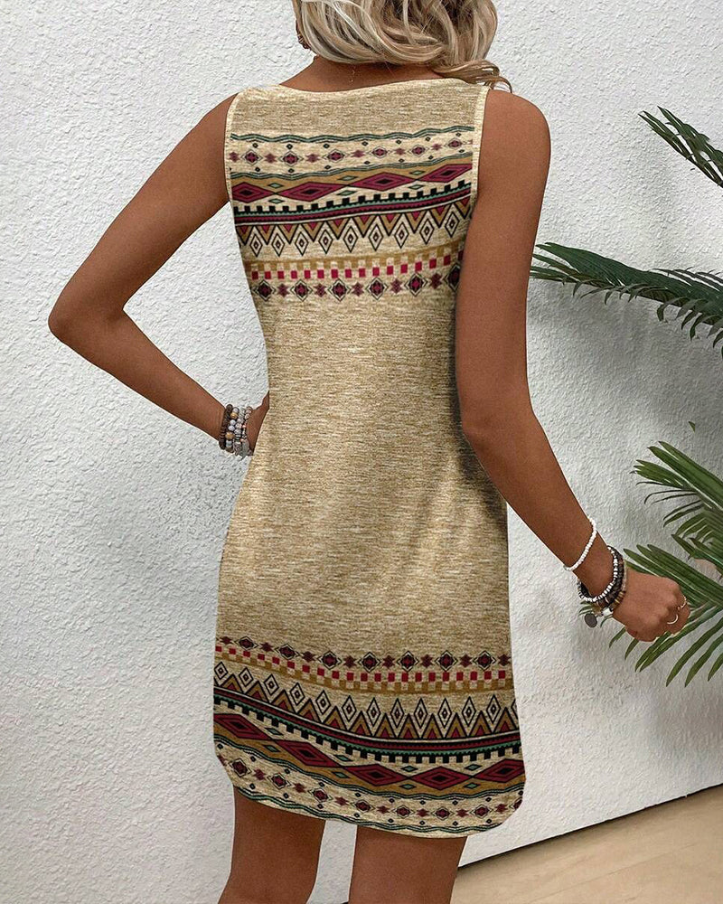 Tankkjole Bohemtrykk