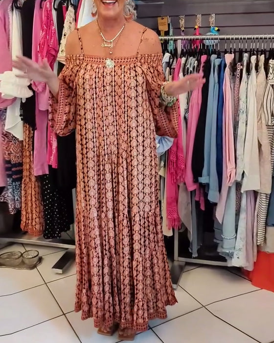 Bohemsk Stil Seleløs Kjole