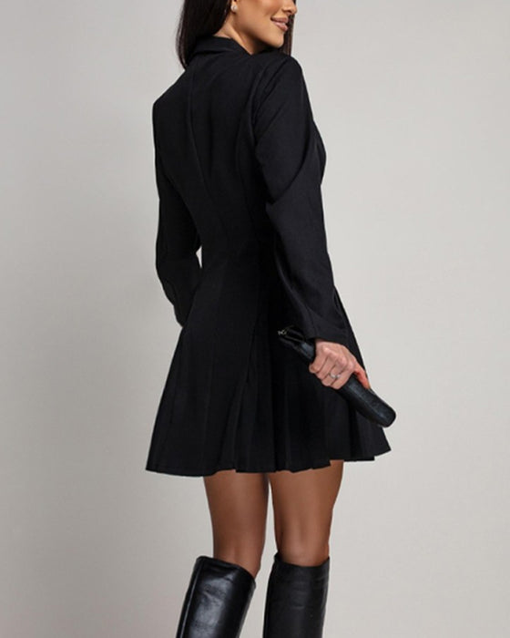 Kjole Metallspenne Slim Fit Dress