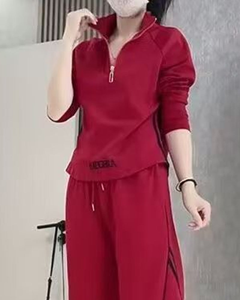 Todelte Sett Uformell Sport Figurfordelaktig