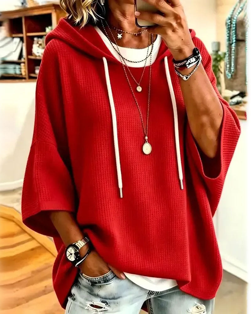 Hoodie Hetter Snor Avslappet