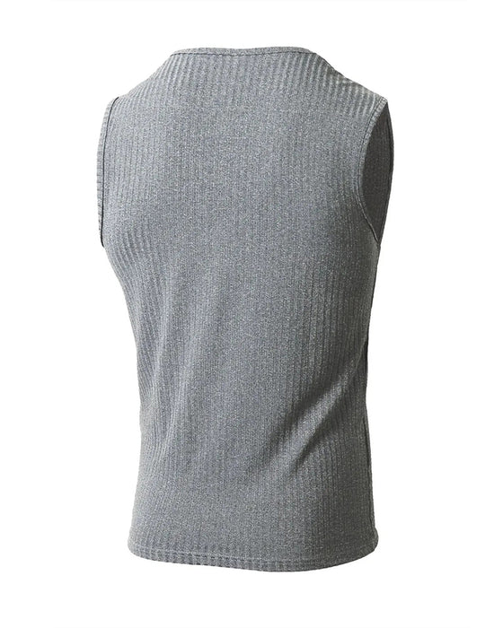 Herrer Tanktopp Ensfarget Sport Avslappnet