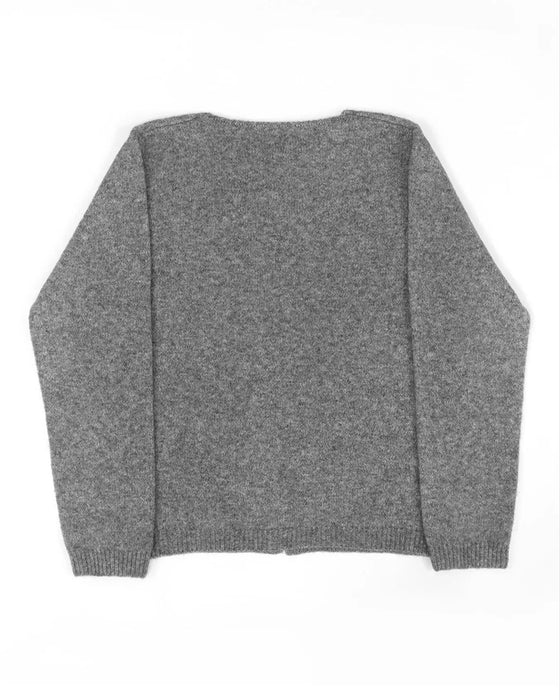 Pullover Knapp Uregelmessig Solid