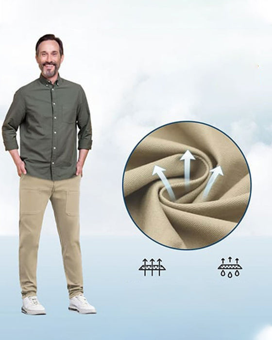 Multipants – Høystretch Cargobukser Med Flere Lommer Og Slitesterk Kvalitet
