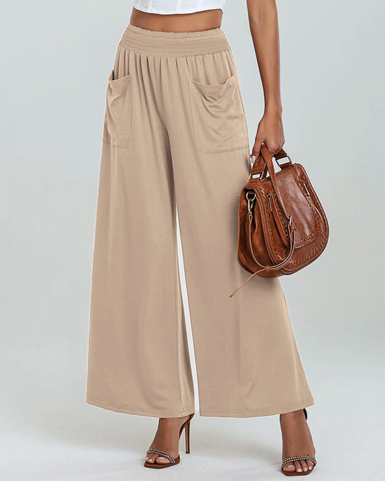 Bukser Lomme Elastisk Midje Bootcut