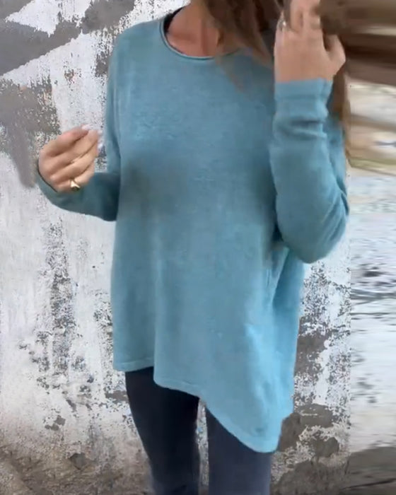 Topper Stilig Knappdetalj Langermet