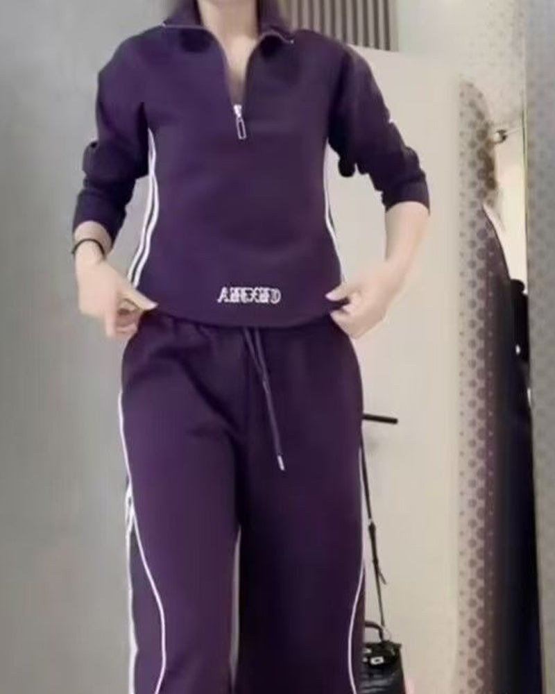 Todelte Sett Uformell Sport Figurfordelaktig