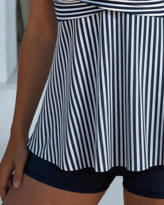Tankini Stripet Kamisol Todelt