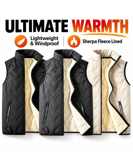 Vest Varm Casual Lomme