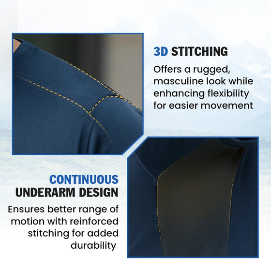 Skjorte Super Strekk Klassisk Utendørs