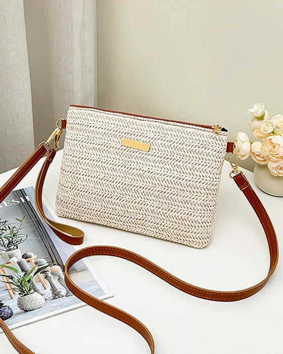 Skulderclutch – Lettvekt, Allsidig, Metalliske Aksenter ✨