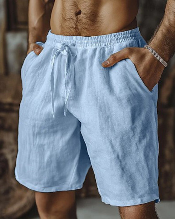 Shorts Snøring Elastisk Midje