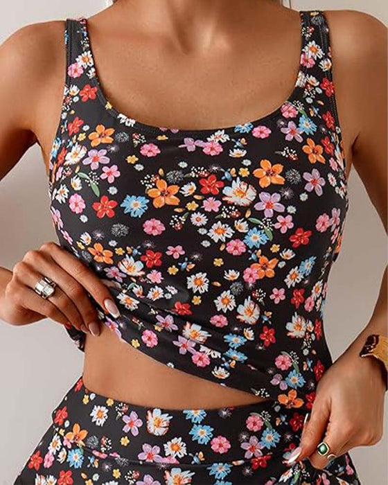 Tankini Sideknyting Feriestil