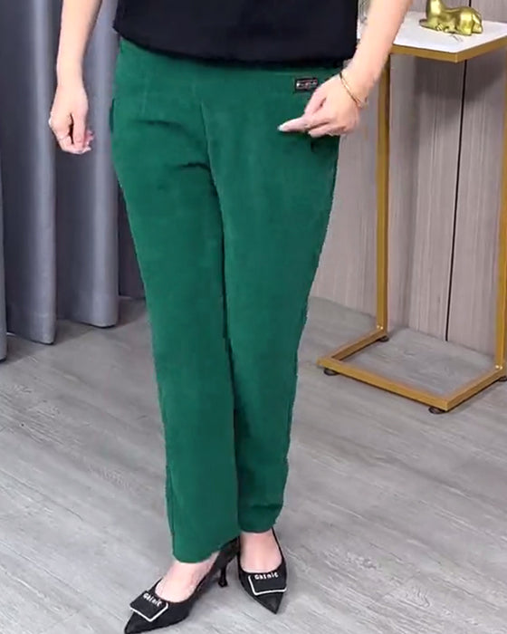 Enfargede stretch-skinnybukser