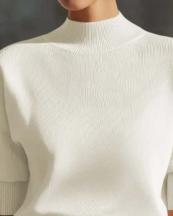 Pullover Halvturtleneck Pufferme