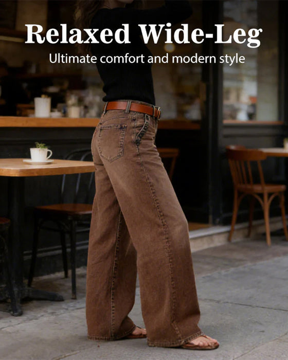 Jeans Multi-Knapp Vasket Løs