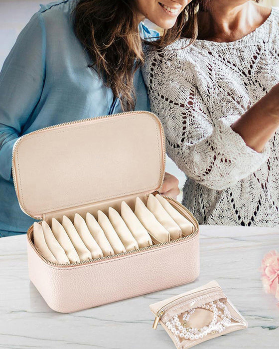 Reiseskrin For Smykker Med Små Punger