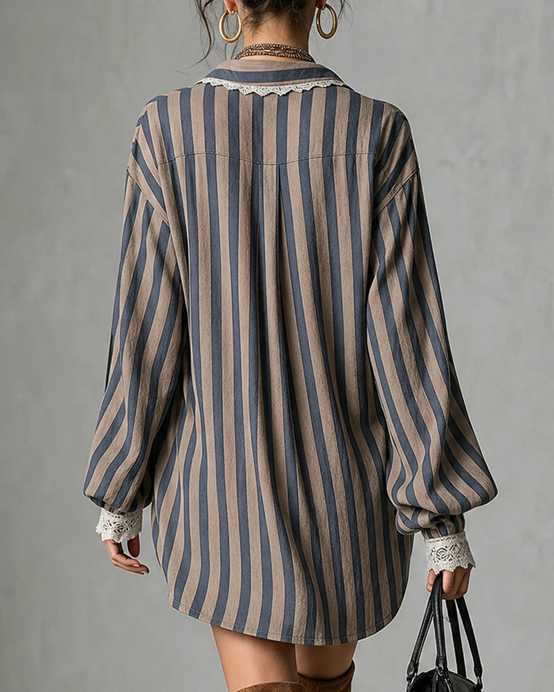 Kjole Casual Stripe Mote