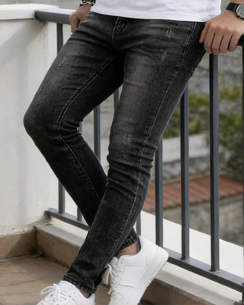 Jeans Herre Casual Solid