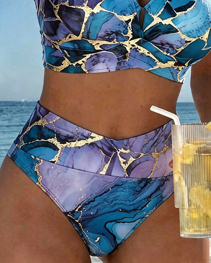 Bikini Dobbeltskulderrem Ombre