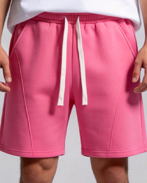 Shorts For Menn – Med Snøring, Hverdagsavslappede For Pendling