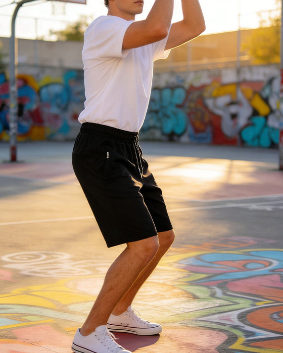 Shorts Herre Ensfarget Strand