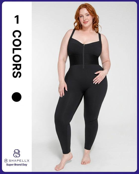 Gjennomsiktig Panel Med Fleeceforet Tights Stay-Warm Magekontroll Sheer Effekt Tights Bodysuit Svart Basic