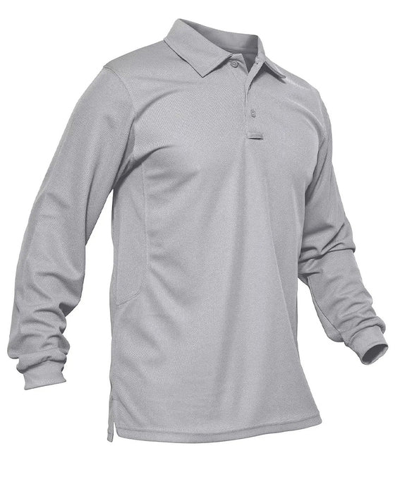 T-Shirt Polo Krage Lang Erme Avslappnet