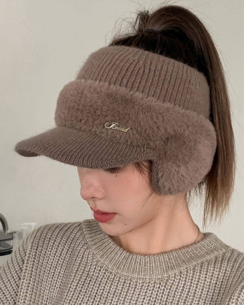 Trendy Strikket Varm Lue